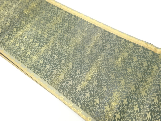 千鳥模様織出し袋帯